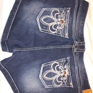 Maurice's denim shorts